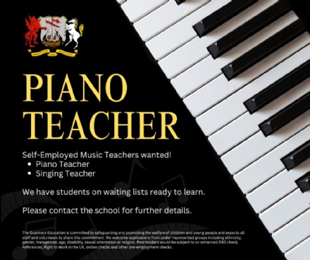 Piano Teacher Opportunity