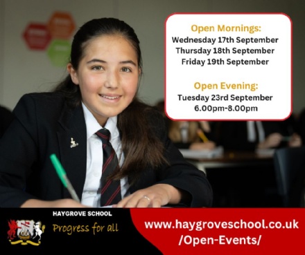 Open Events this Autumn Term