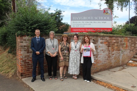 Haygrove School wins prestigious award for supporting students who are young carers