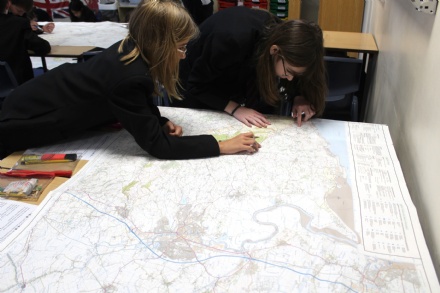 Year 7 geographers put map skills to the test!